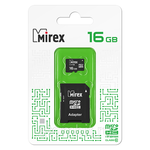 SD Micro MIREX 16Gb Class10+ SD адаптер