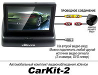Автомобильный комплект видеонаблюдения xDevice CarKit-2