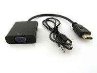 Видео-переходник (HDMI-VGA/гн. 3,5)